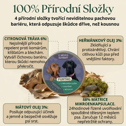 FurTag - Okamžitá ochrana vašeho psa před klíšťaty a blechami.